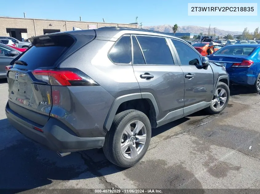 2023 Toyota Rav4 Xle VIN: 2T3W1RFV2PC218835 Lot: 40792029