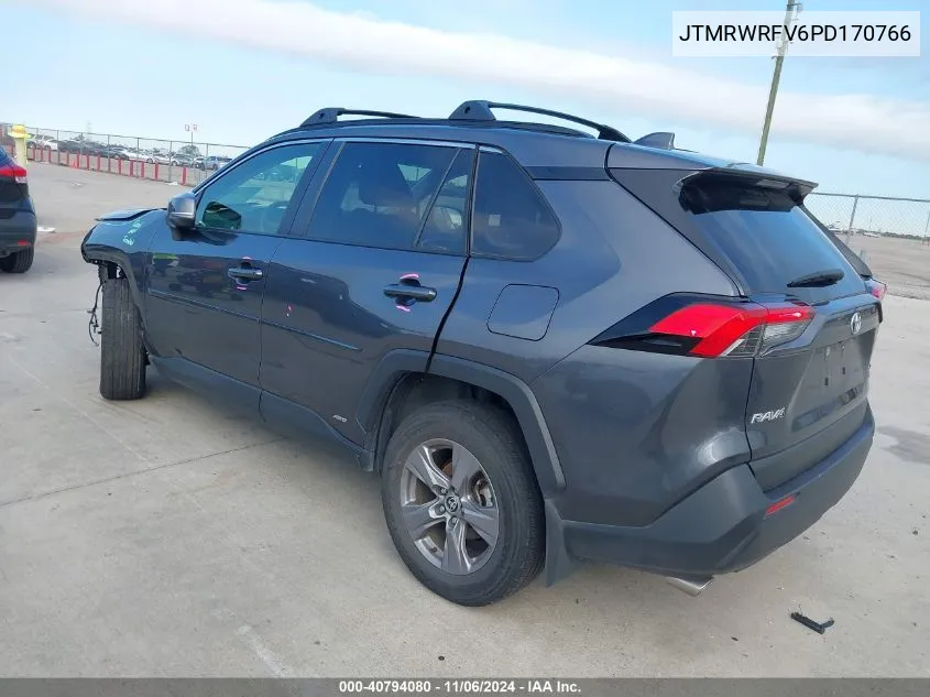 2023 Toyota Rav4 Hybrid Xle VIN: JTMRWRFV6PD170766 Lot: 40794080