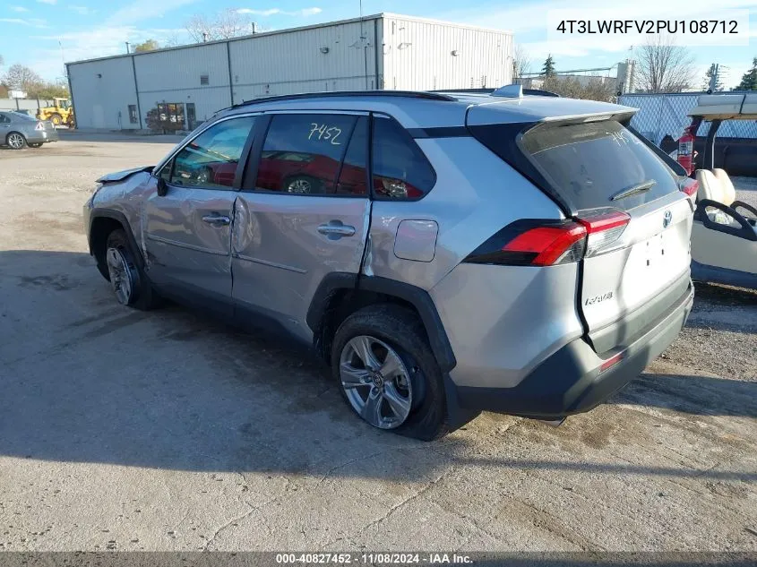 2023 Toyota Rav4 Hybrid Le VIN: 4T3LWRFV2PU108712 Lot: 40827452