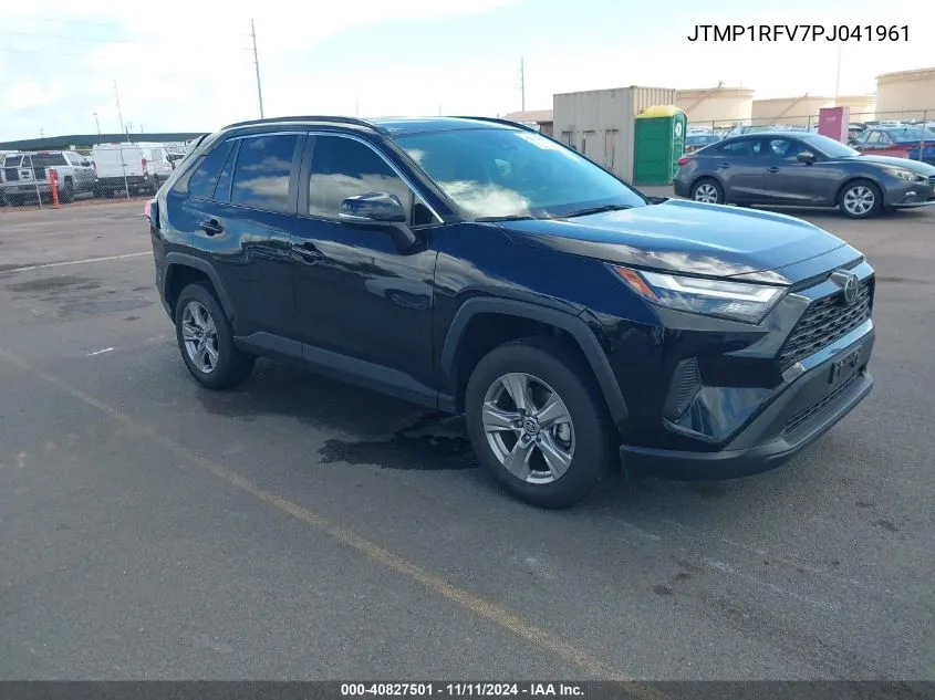 2023 Toyota Rav4 Xle VIN: JTMP1RFV7PJ041961 Lot: 40827501