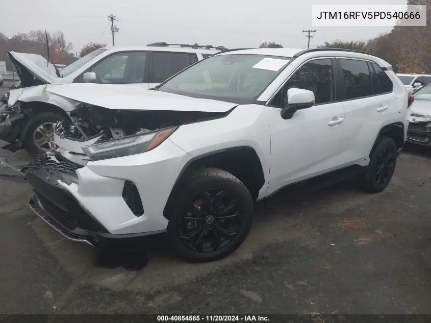 2023 Toyota Rav4 Hybrid Se VIN: JTM16RFV5PD540666 Lot: 40854585