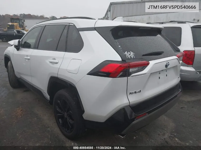 2023 Toyota Rav4 Hybrid Se VIN: JTM16RFV5PD540666 Lot: 40854585