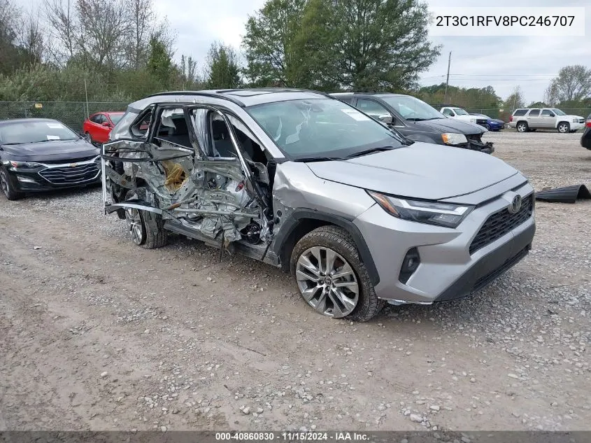 2023 Toyota Rav4 Xle Premium VIN: 2T3C1RFV8PC246707 Lot: 40860830