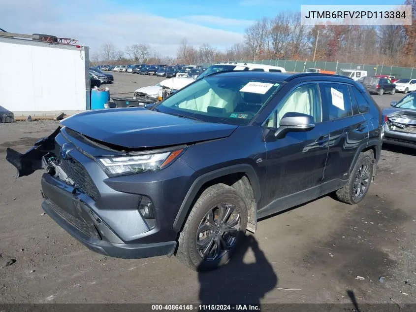 2023 Toyota Rav4 Hybrid Xle Premium VIN: JTMB6RFV2PD113384 Lot: 40864148