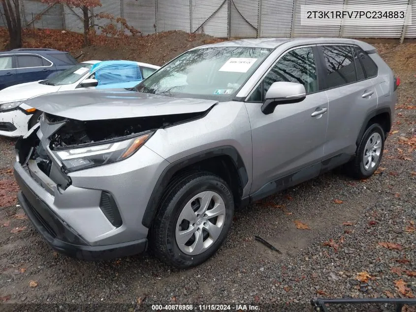 2023 Toyota Rav4 Le VIN: 2T3K1RFV7PC234883 Lot: 40878958