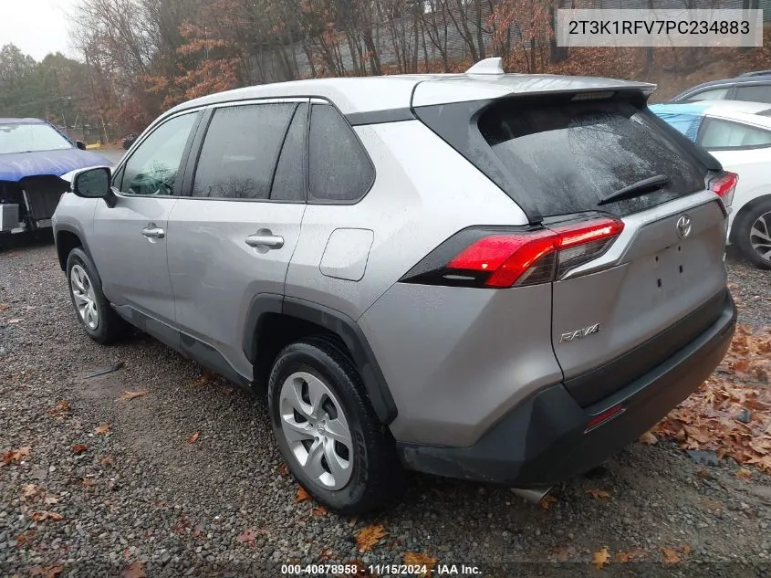 2023 Toyota Rav4 Le VIN: 2T3K1RFV7PC234883 Lot: 40878958