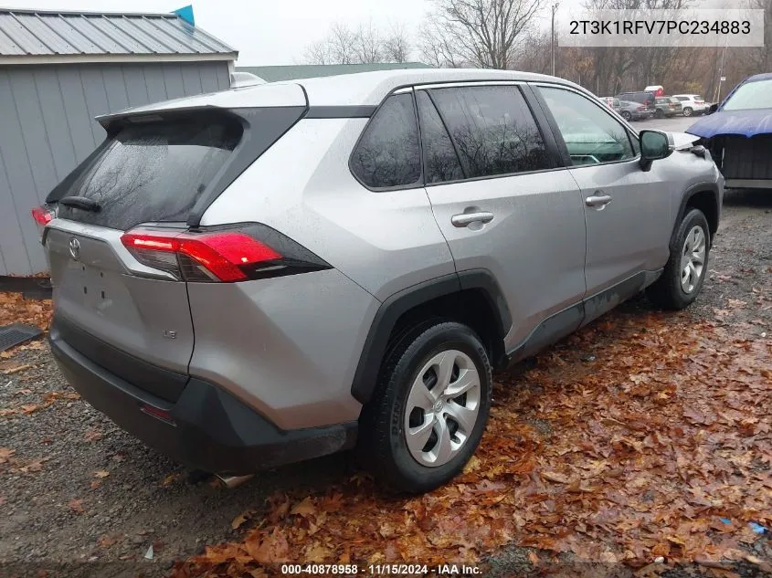 2023 Toyota Rav4 Le VIN: 2T3K1RFV7PC234883 Lot: 40878958