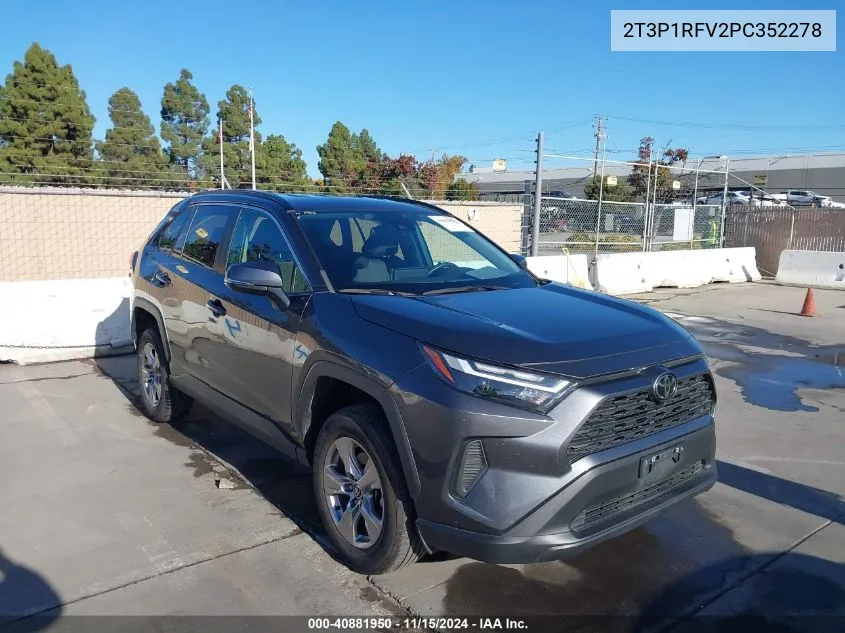 2023 Toyota Rav4 Xle VIN: 2T3P1RFV2PC352278 Lot: 40881950