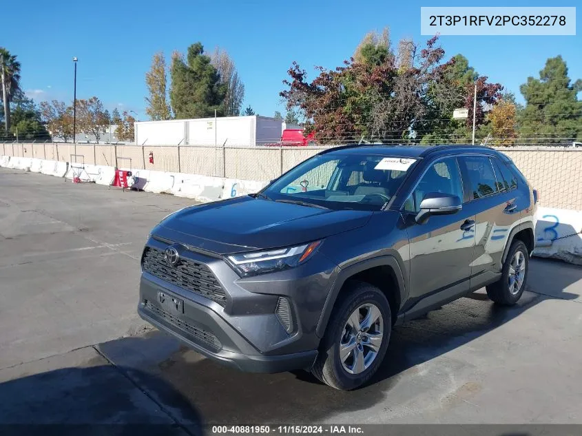 2023 Toyota Rav4 Xle VIN: 2T3P1RFV2PC352278 Lot: 40881950