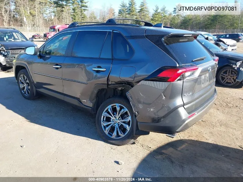 2023 Toyota Rav4 Hybrid Limited VIN: JTMD6RFV0PD097081 Lot: 40903578