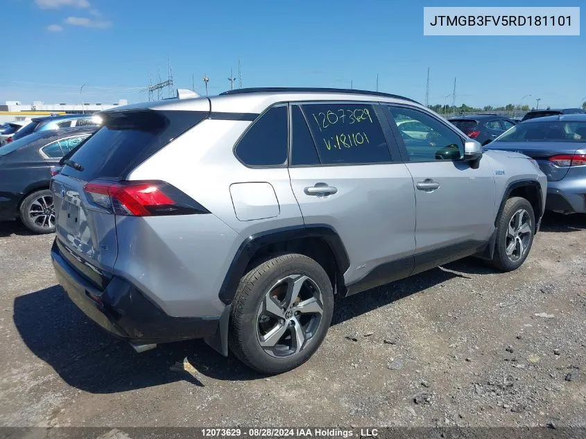 2024 Toyota Rav4 VIN: JTMGB3FV5RD181101 Lot: 12073629