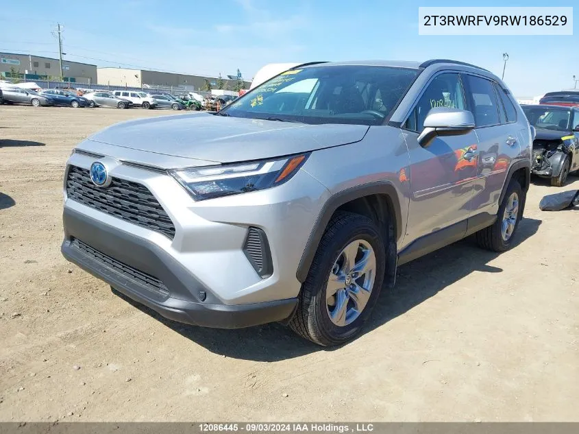 2024 Toyota Rav4 Hybrid Xle VIN: 2T3RWRFV9RW186529 Lot: 12086445