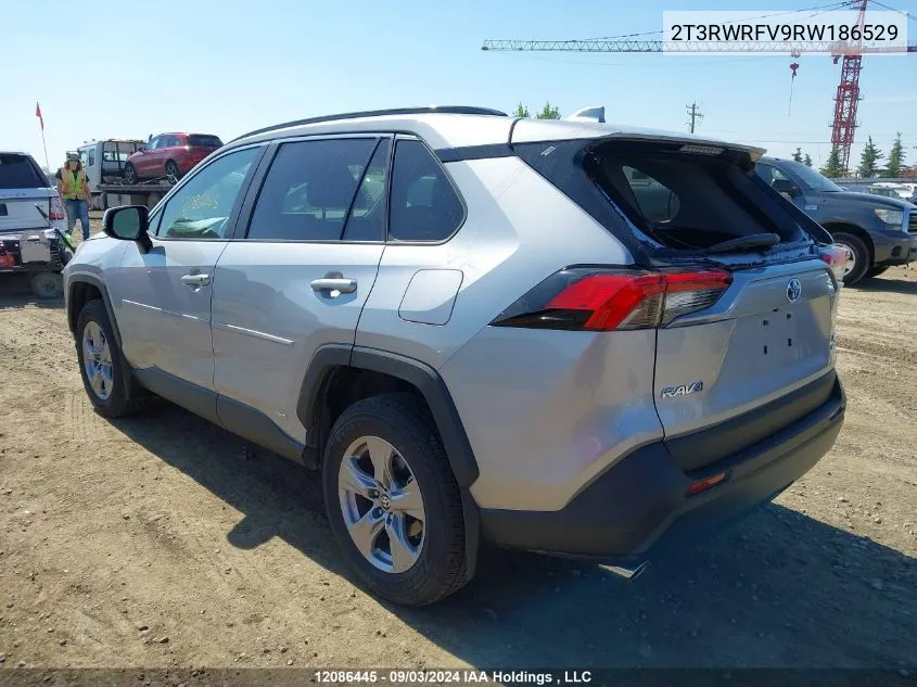 2024 Toyota Rav4 Hybrid Xle VIN: 2T3RWRFV9RW186529 Lot: 12086445