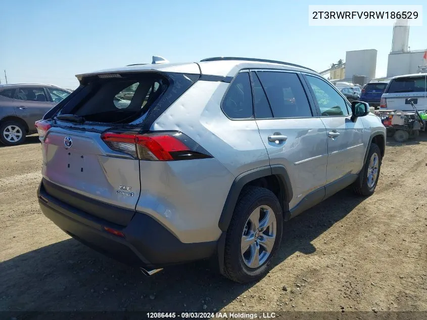 2024 Toyota Rav4 Hybrid Xle VIN: 2T3RWRFV9RW186529 Lot: 12086445