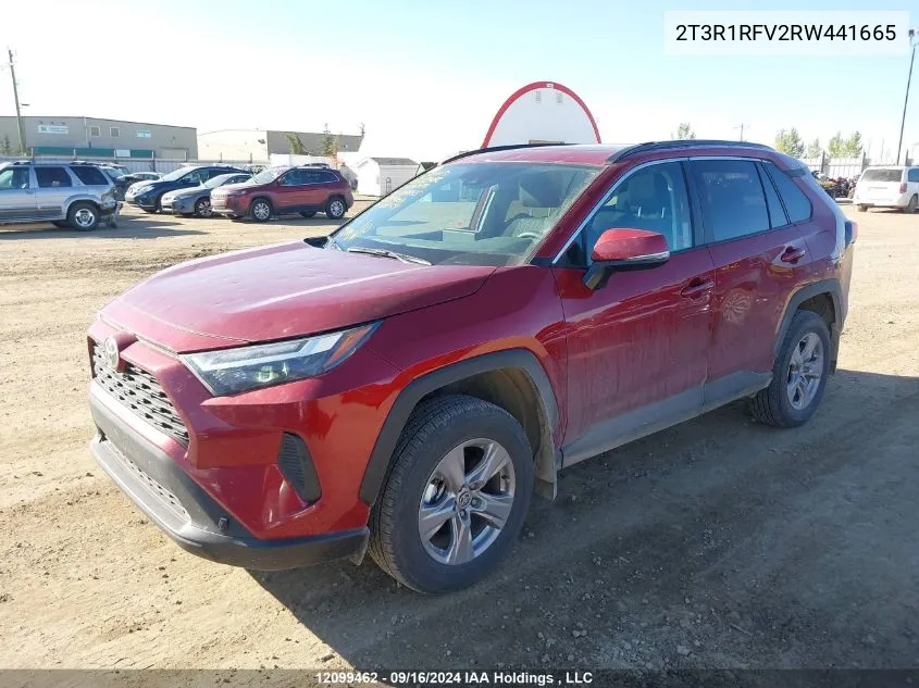 2024 Toyota Rav4 Xle/Xle Premium VIN: 2T3R1RFV2RW441665 Lot: 12099462