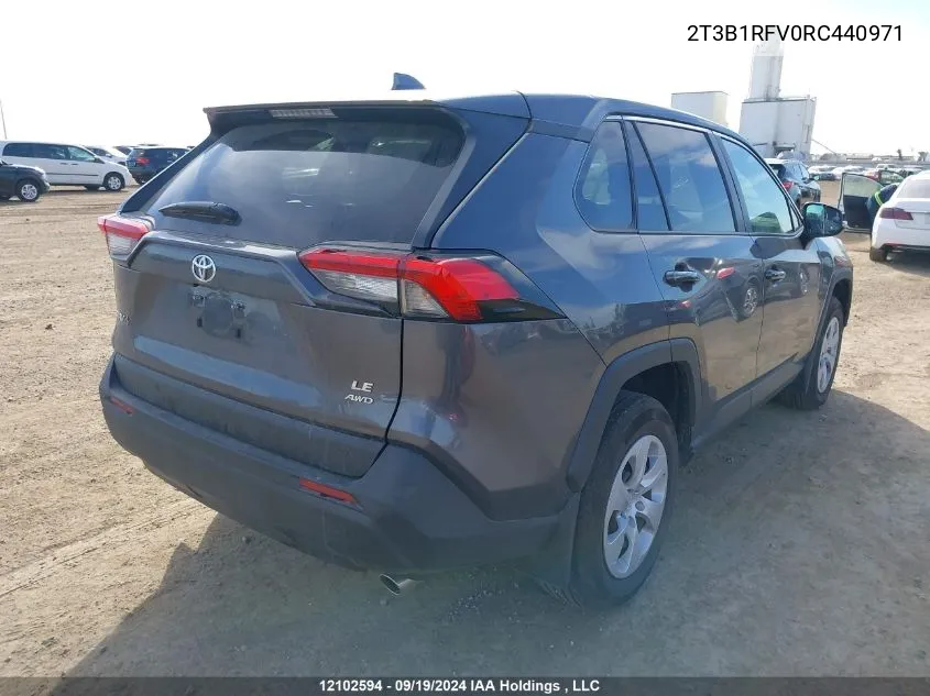 2T3B1RFV0RC440971 2024 Toyota Rav4 Le