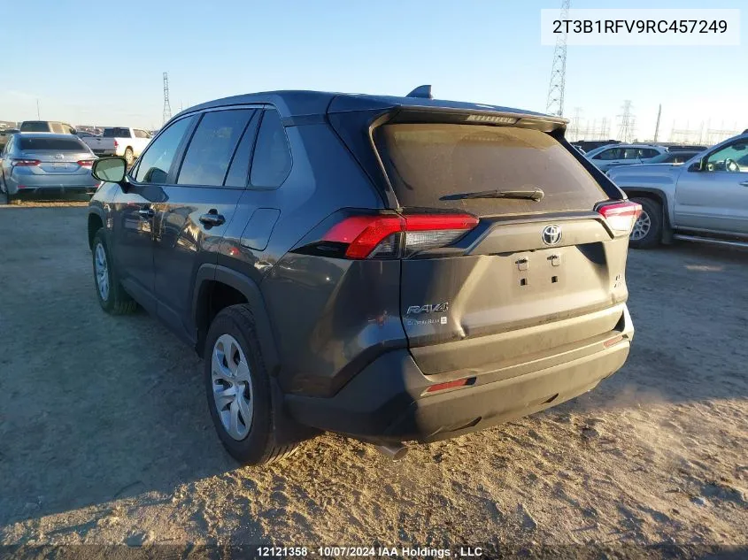 2024 Toyota Rav4 Le VIN: 2T3B1RFV9RC457249 Lot: 12121358