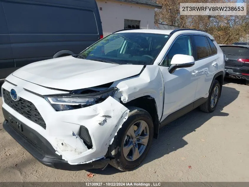 2024 Toyota Rav4 VIN: 2T3RWRFV8RW238653 Lot: 12130927