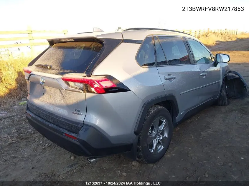 2024 Toyota Rav4 VIN: 2T3BWRFV8RW217853 Lot: 12132697