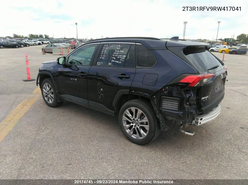 2024 Toyota Rav4 Xle VIN: 2T3R1RFV9RW417041 Lot: 20174745