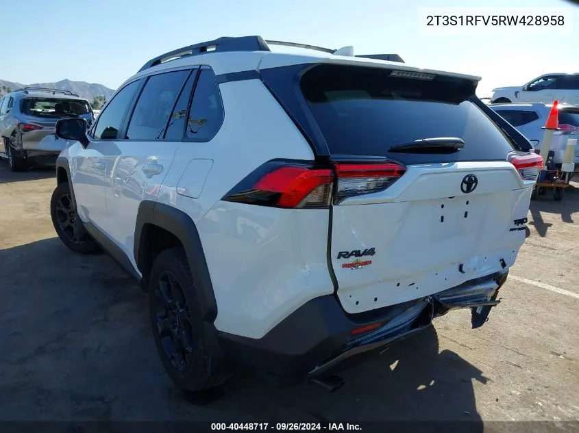 2024 Toyota Rav4 Trd Off Road VIN: 2T3S1RFV5RW428958 Lot: 40448717