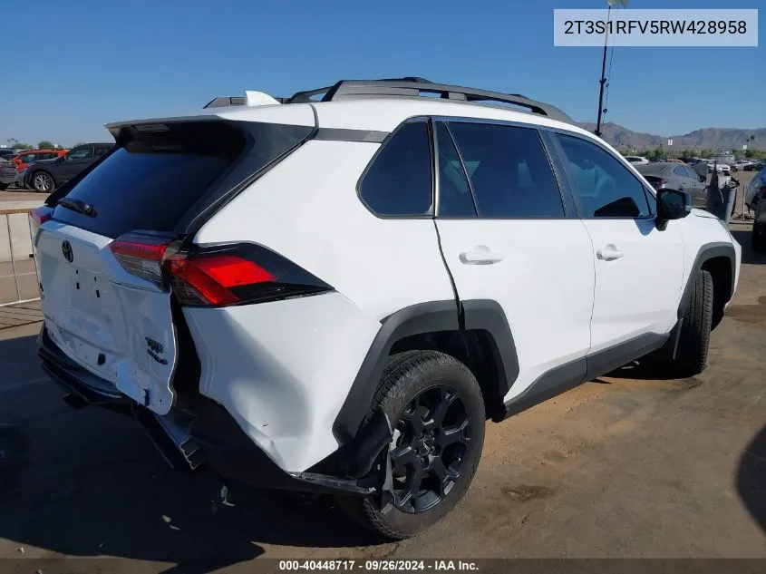 2024 Toyota Rav4 Trd Off Road VIN: 2T3S1RFV5RW428958 Lot: 40448717