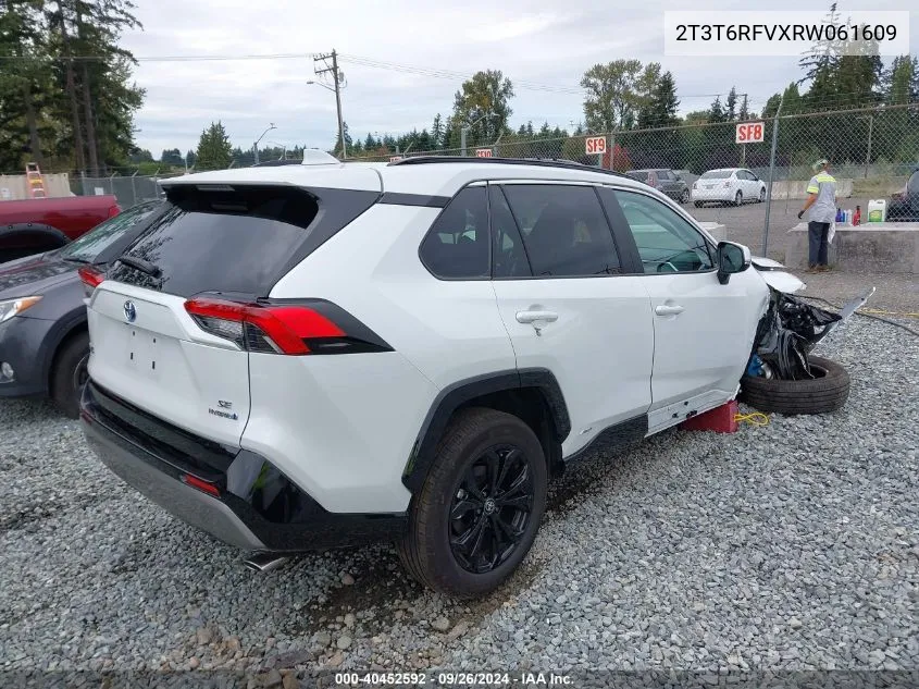 2T3T6RFVXRW061609 2024 Toyota Rav4 Hybrid Se