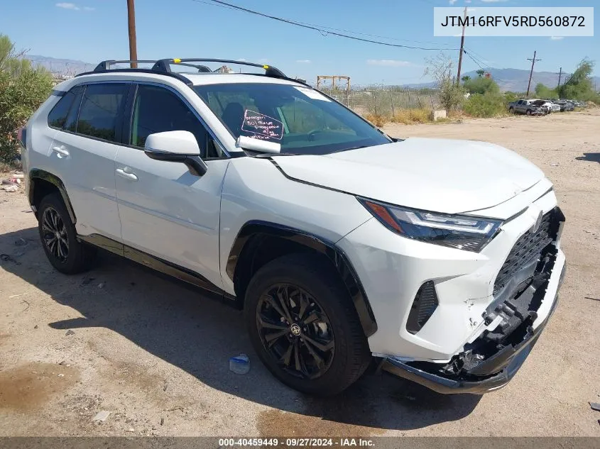 JTM16RFV5RD560872 2024 Toyota Rav4 Hybrid Se