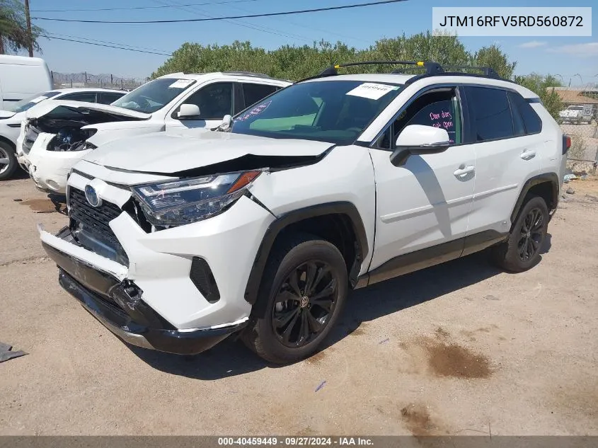 2024 Toyota Rav4 Hybrid Se VIN: JTM16RFV5RD560872 Lot: 40459449