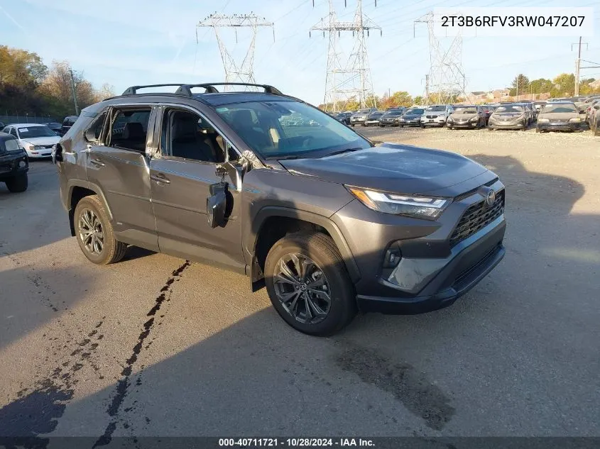 2024 Toyota Rav4 Hybrid Xle Premium VIN: 2T3B6RFV3RW047207 Lot: 40711721