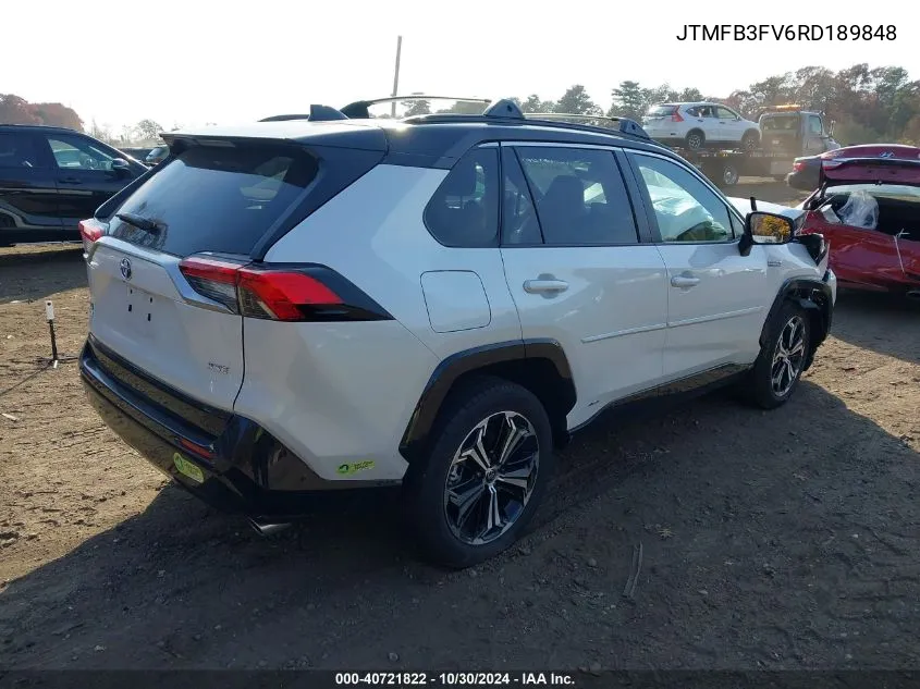 2024 Toyota Rav4 Prime Xse VIN: JTMFB3FV6RD189848 Lot: 40721822