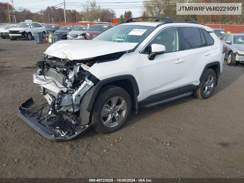 2024 Toyota Rav4 Hybrid Xle VIN: JTMRWRFV6RD229091 Lot: 40723925