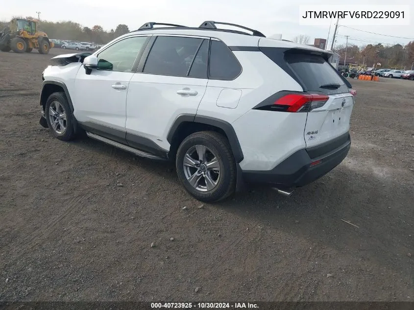 2024 Toyota Rav4 Hybrid Xle VIN: JTMRWRFV6RD229091 Lot: 40723925