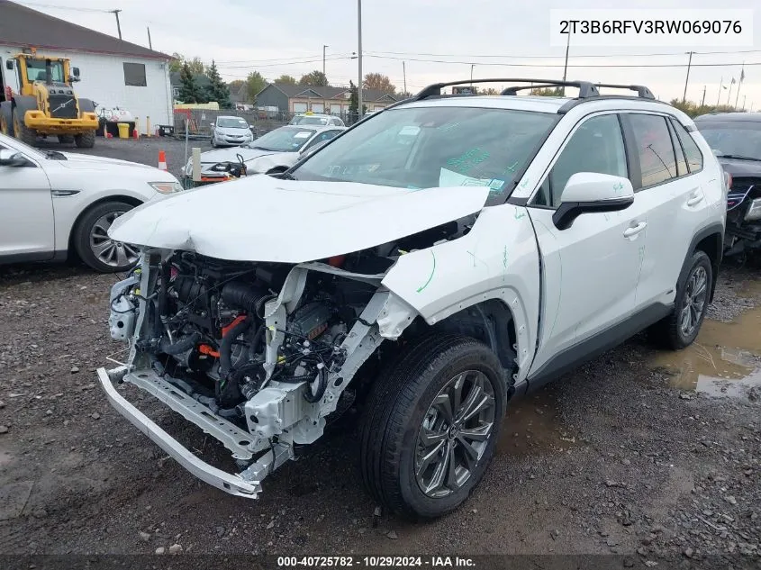 2024 Toyota Rav4 Hybrid Xle Premium VIN: 2T3B6RFV3RW069076 Lot: 40725782