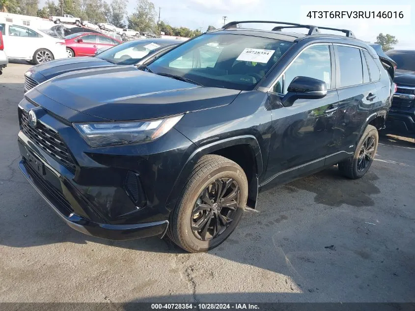 2024 Toyota Rav4 Hybrid Se VIN: 4T3T6RFV3RU146016 Lot: 40728354