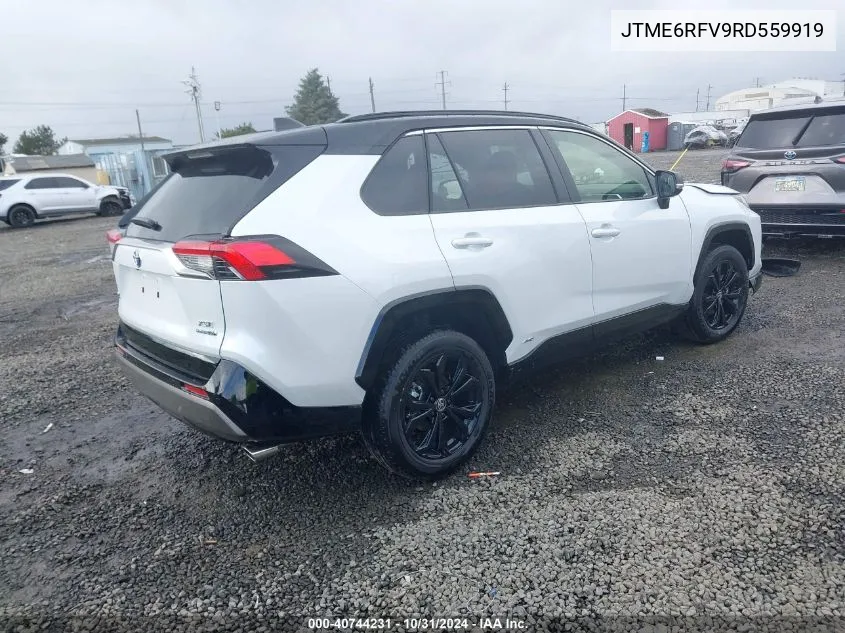 JTME6RFV9RD559919 2024 Toyota Rav4 Hybrid Xse