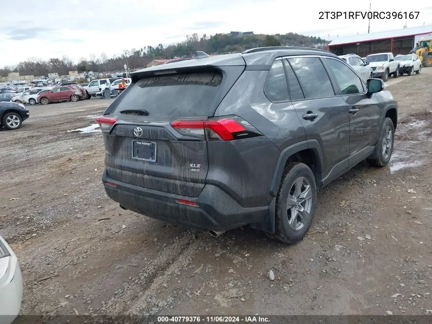 2024 Toyota Rav4 Xle VIN: 2T3P1RFV0RC396167 Lot: 40779376