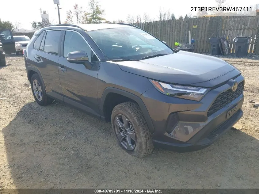 2024 Toyota Rav4 Xle VIN: 2T3P1RFV3RW467411 Lot: 40789701