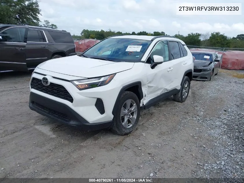 2024 Toyota Rav4 Xle VIN: 2T3W1RFV3RW313230 Lot: 40790261