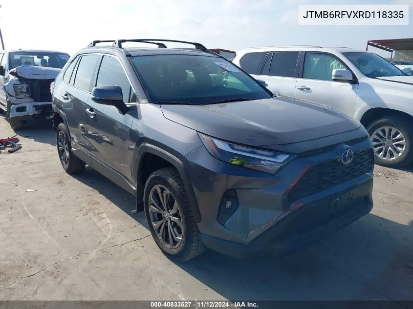 2024 Toyota Rav4 Hybrid Xle Premium VIN: JTMB6RFVXRD118335 Lot: 40833527