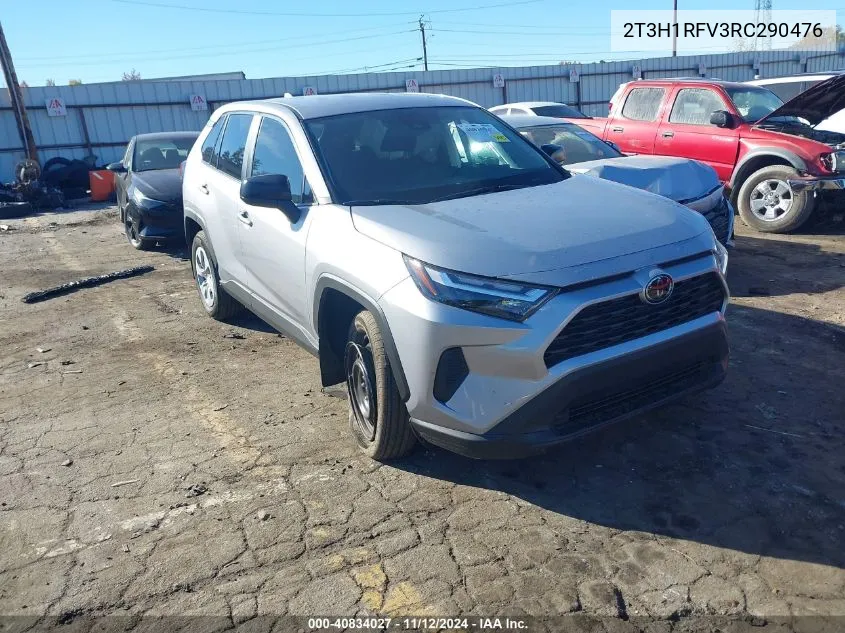 2024 Toyota Rav4 Le VIN: 2T3H1RFV3RC290476 Lot: 40834027