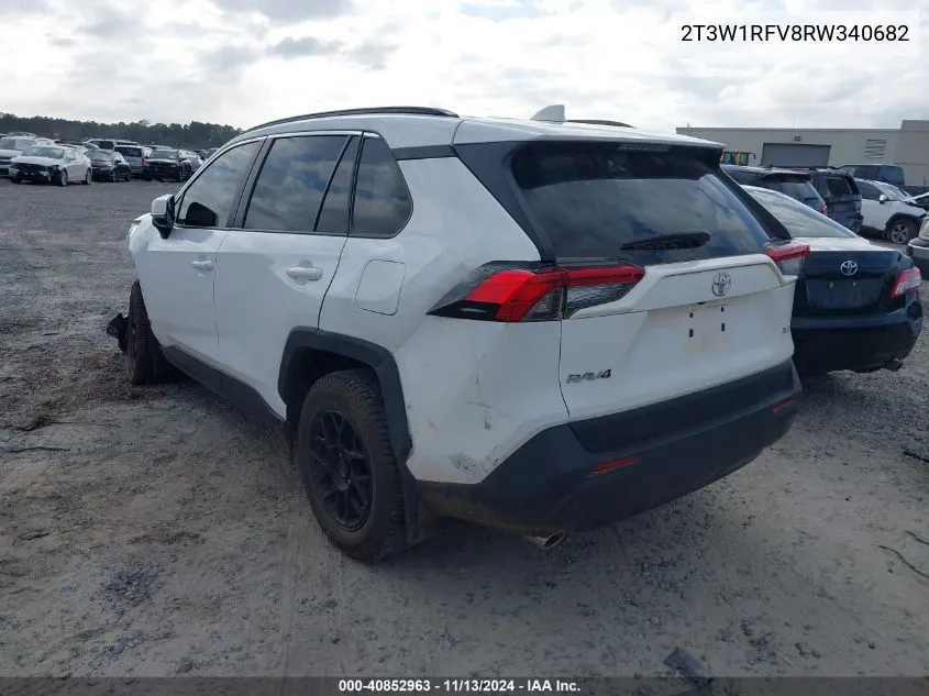 2024 Toyota Rav4 Xle VIN: 2T3W1RFV8RW340682 Lot: 40852963