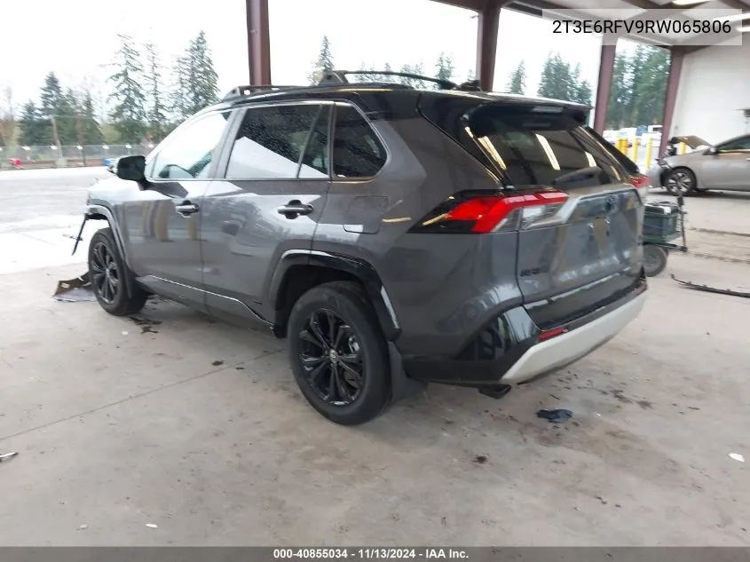 2024 Toyota Rav4 Hybrid Xse VIN: 2T3E6RFV9RW065806 Lot: 40855034