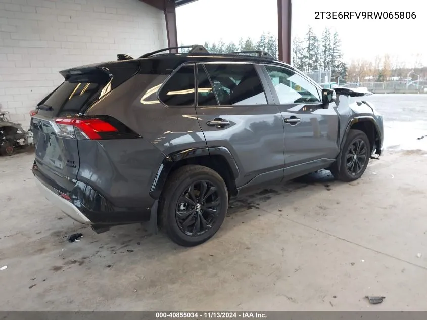 2024 Toyota Rav4 Hybrid Xse VIN: 2T3E6RFV9RW065806 Lot: 40855034