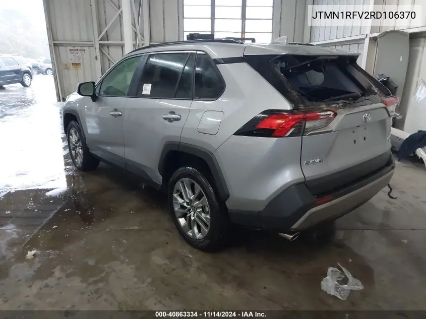 2024 Toyota Rav4 Limited VIN: JTMN1RFV2RD106370 Lot: 40863334