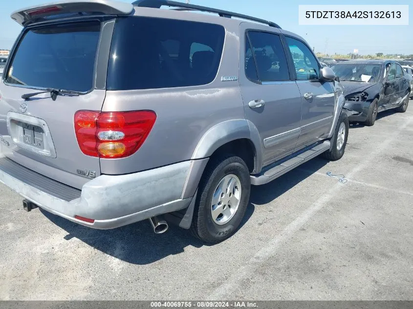 5TDZT38A42S132613 2002 Toyota Sequoia Limited V8