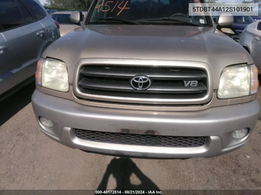 5TDBT44A12S101901 2002 Toyota Sequoia Sr5 V8