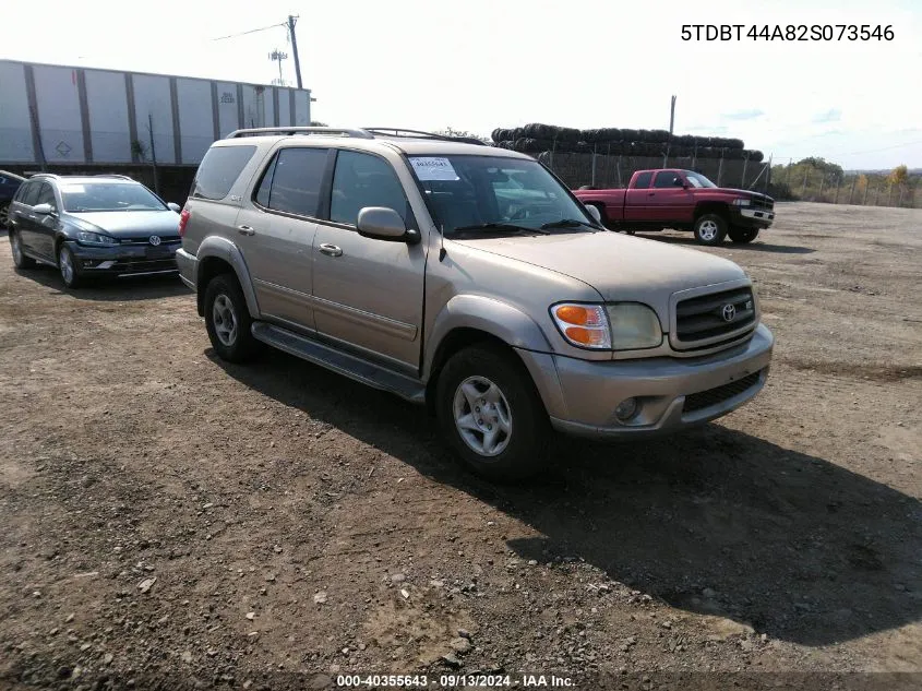 5TDBT44A82S073546 2002 Toyota Sequoia Sr5 V8