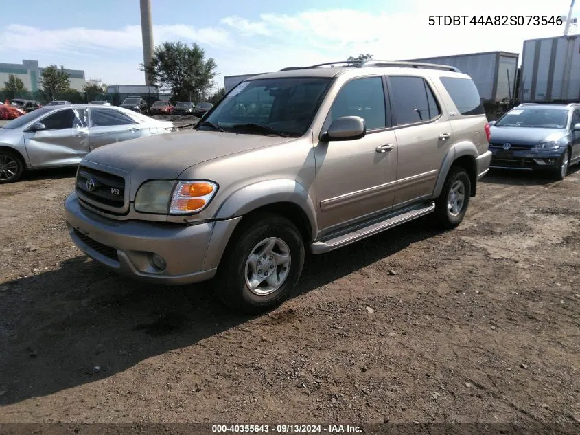 5TDBT44A82S073546 2002 Toyota Sequoia Sr5 V8