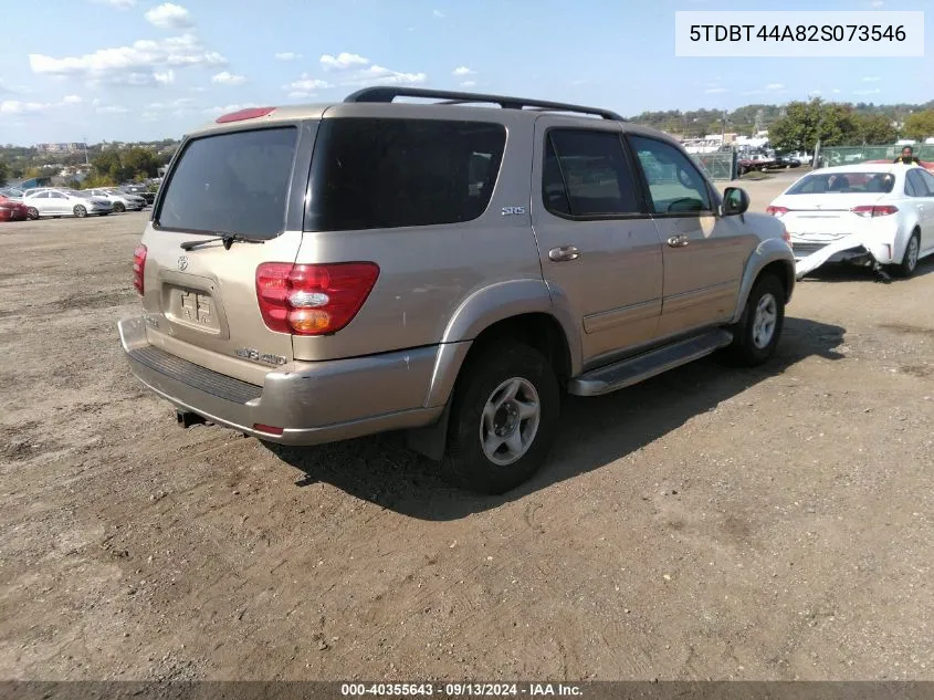 5TDBT44A82S073546 2002 Toyota Sequoia Sr5 V8